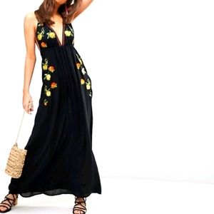 ASOS 'FRUIT EMBROIDERED MAXI DRESS'